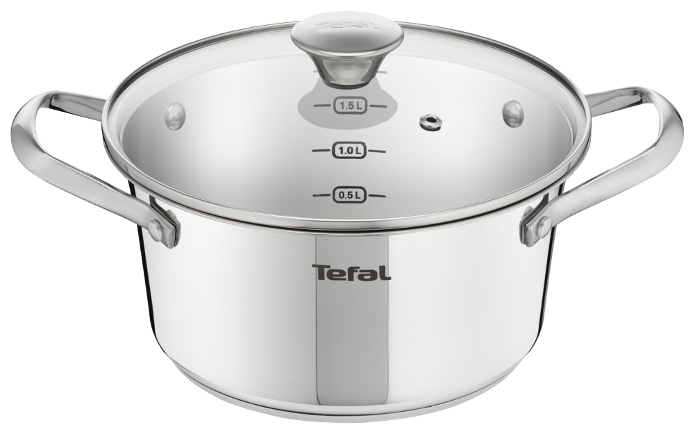 фото Кастрюля tefal simpleo с крышкой 24 см, 4,8 л