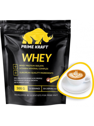 Протеин Prime Kraft Whey, 500 г, капучино