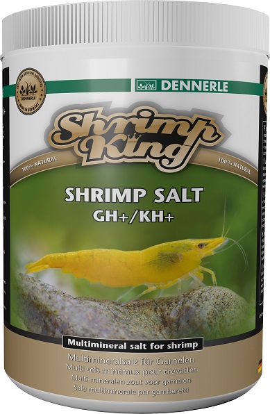 

Соль Dennerle Shrimp King Shrimp Salt GH+/KH+ 1000г, Shrimp King Shrimp Salt GH+/KH+