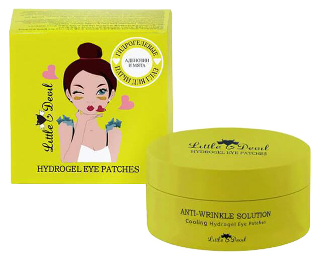 фото Патчи для век little devil anti-wrinkle solution cooling hydrogel eye patches