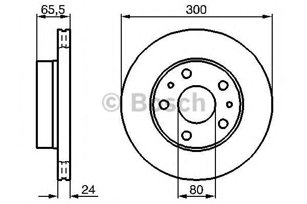 фото Тормозной диск bosch 0986478842