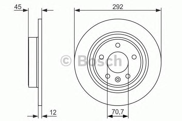 фото Тормозной диск bosch 0986479646