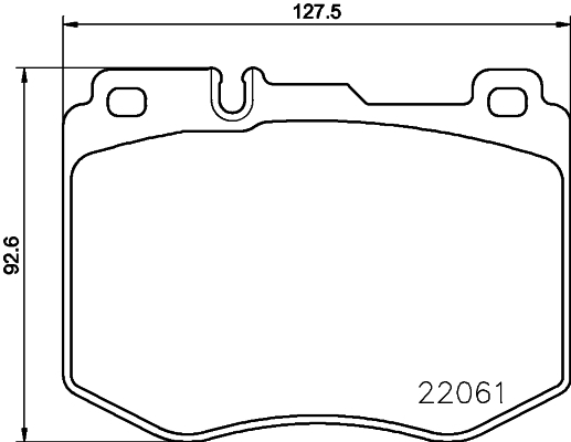 

Комплект тормозных колодок Hella 8DB355021671