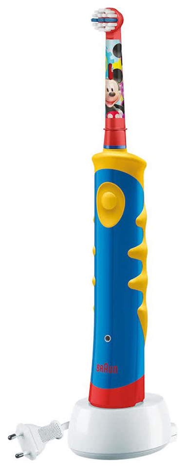 Электрическая зубная щетка Braun Oral-B D10.513K Mickey Mouse электрическая зубная щетка oral b kids тачки starter pack красный синий