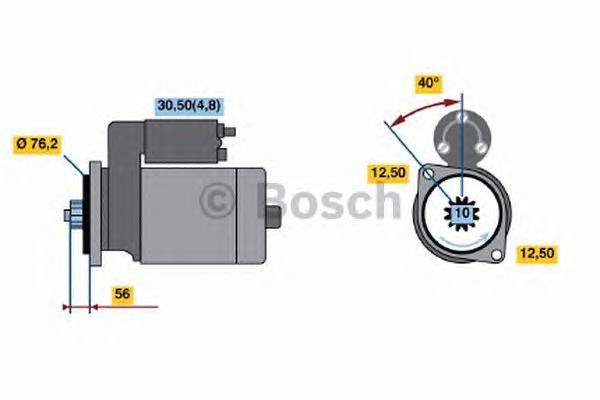 

Стартер BOSCH 0986020290