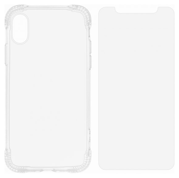 фото Чехол hoco для apple iphone armor transparent black