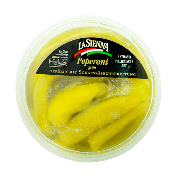 

Перец зеленый LaSienna Peperoni фаршированный сыром 250 г