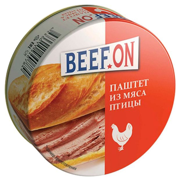 фото Паштет beef.on из мяса птицы 70 г