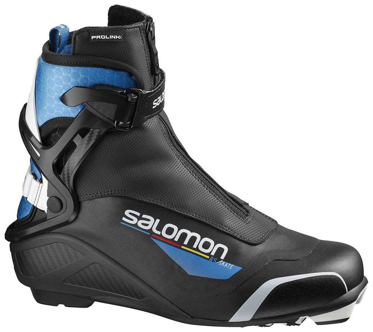 фото Ботинки для беговых лыж salomon rs prolink 2019, black/blue/white, 46