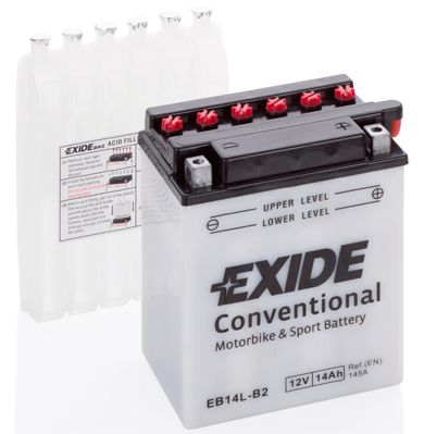 фото Аккумулятор автомобильный exide eb14l-b2 14 ач