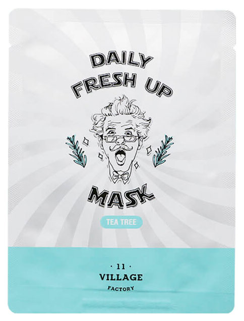 фото Маска для лица village 11 factory daily fresh up mask tea tree 20 мл