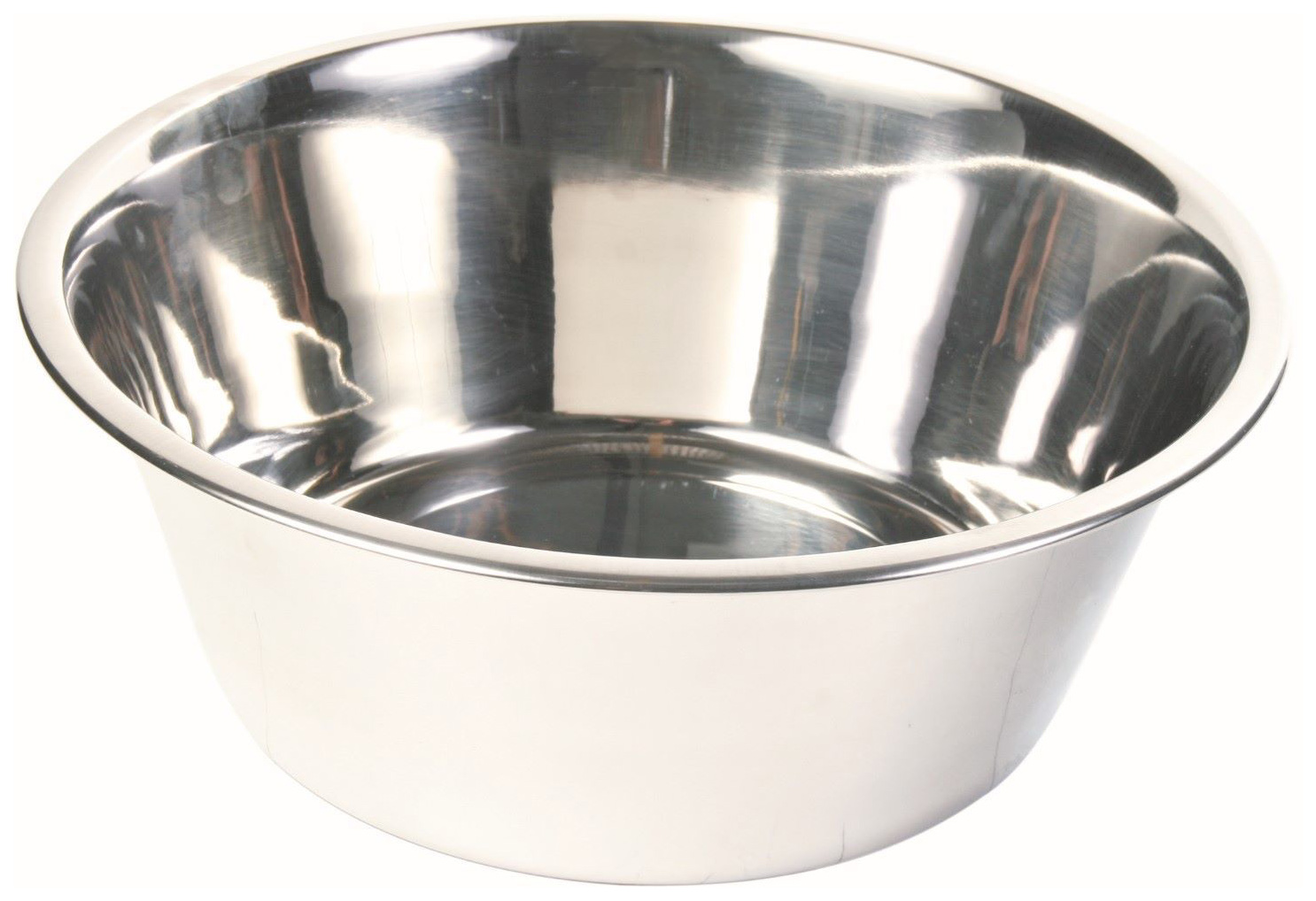 фото Одинарная миска для собак trixie, сталь, серебристый, 4.5 л