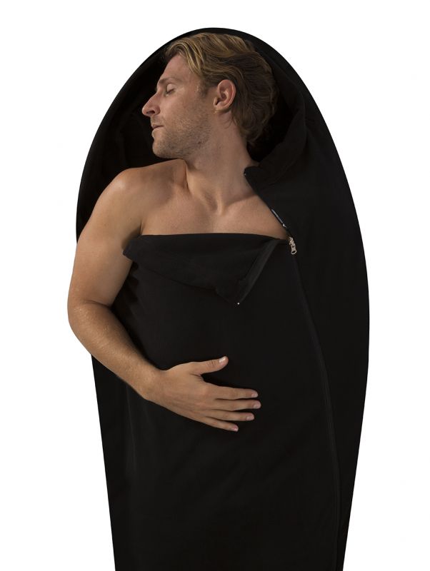 

Вкладыш в спальник SeatoSummit Fleece Mummy Liner черный