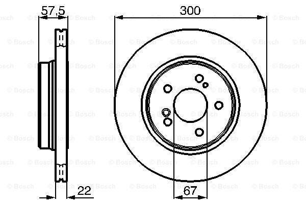 фото Тормозной диск bosch 0986478793