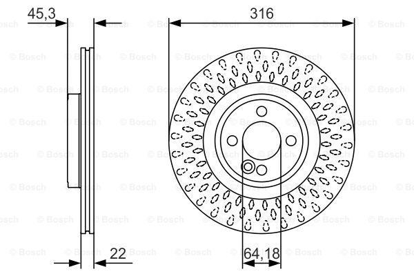 фото Тормозной диск bosch 0986479a07