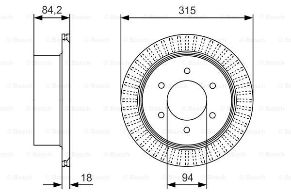 фото Тормозной диск bosch 0986479c32