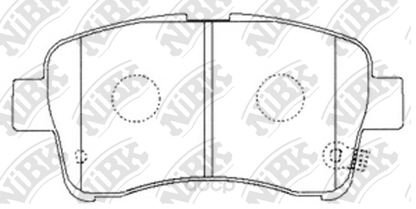 

Комплект тормозных колодок NiBK PN9461