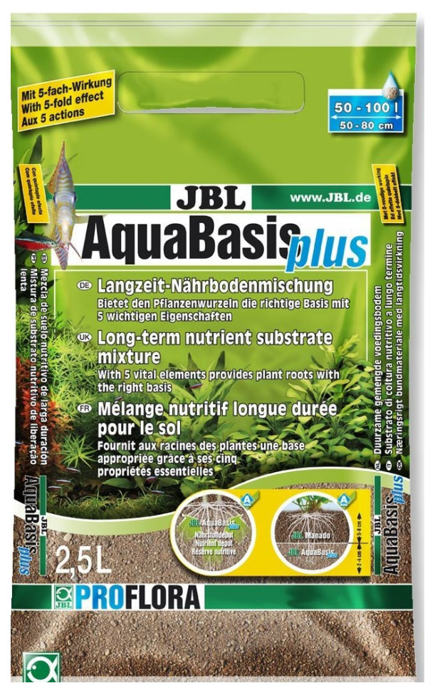 

Грунт для аквариума JBL AquaBasis plus 2,5л, Коричневый