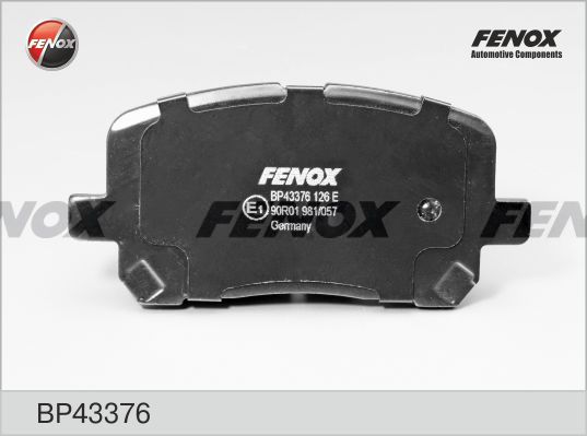 

Комплект тормозных колодк FENOX BP43376