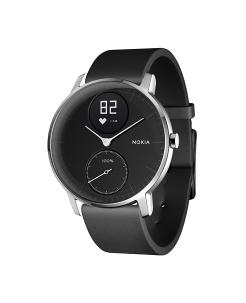 

Смарт-часы Nokia Steel HR 36 mm Silver/Black, Steel HR 36mm