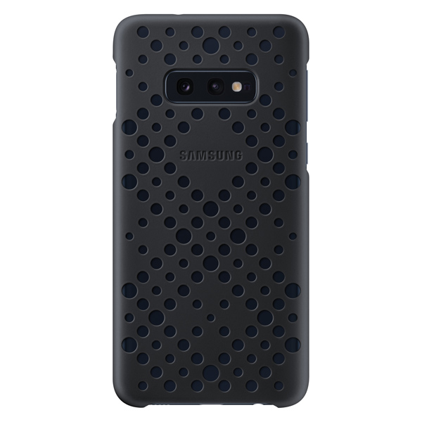 фото Чехол samsung pattern cover для galaxy s10e black/green