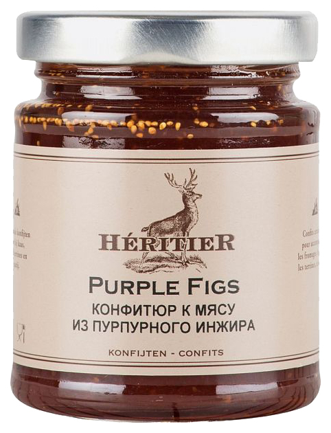 

Конфитюр к мясу Heritier из пурпурного инжира 180 г