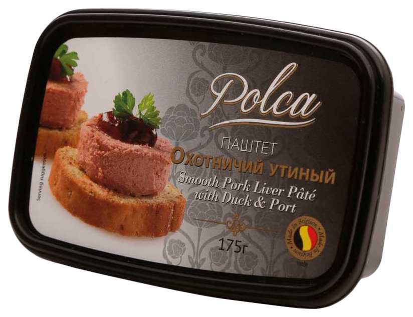 

Паштет из утиной печени Polca Охотничий 175 г
