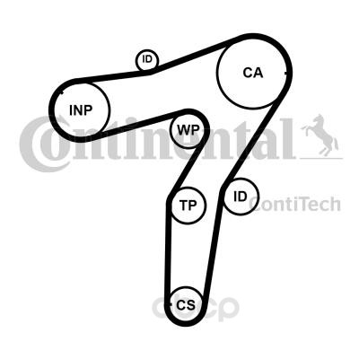 фото Ремень приводной contitech ct1183