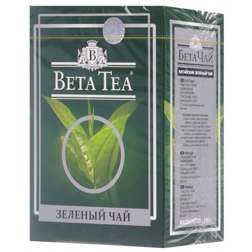 фото Чай зеленый листовой beta tea 100 г