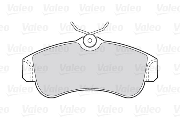 

Тормозные колодки Valeo дисковые 301054