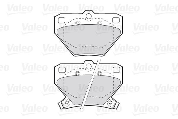 Тормозные колодки Valeo дисковые 301577