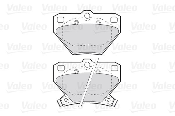 

Тормозные колодки Valeo дисковые 301577