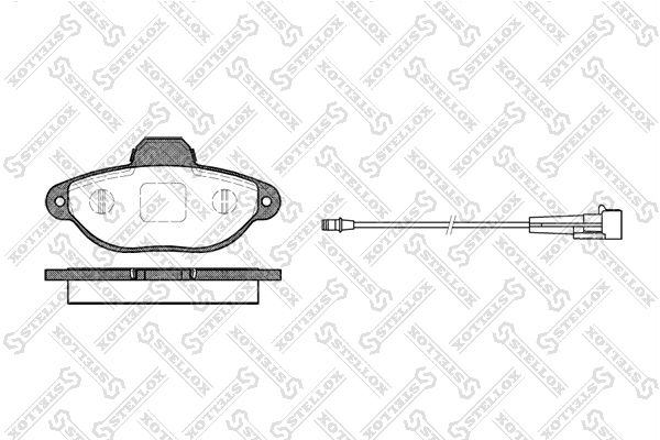 

Тормозные колодки Stellox дисковые 425001BSX