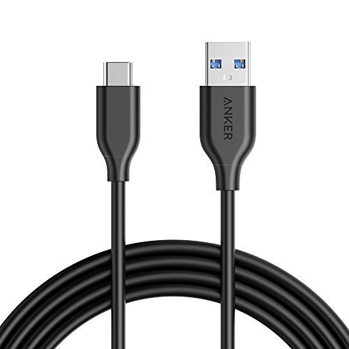 

Кабель Anker Powerline Type-C 0,9м Black (A8163011), USB-C to USB 3,0