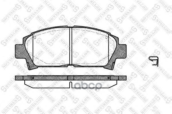 

Комплект тормозных колодок Stellox 438002SX