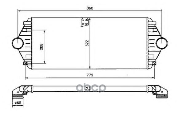 

Радиатор Интеркулера NRF 30803