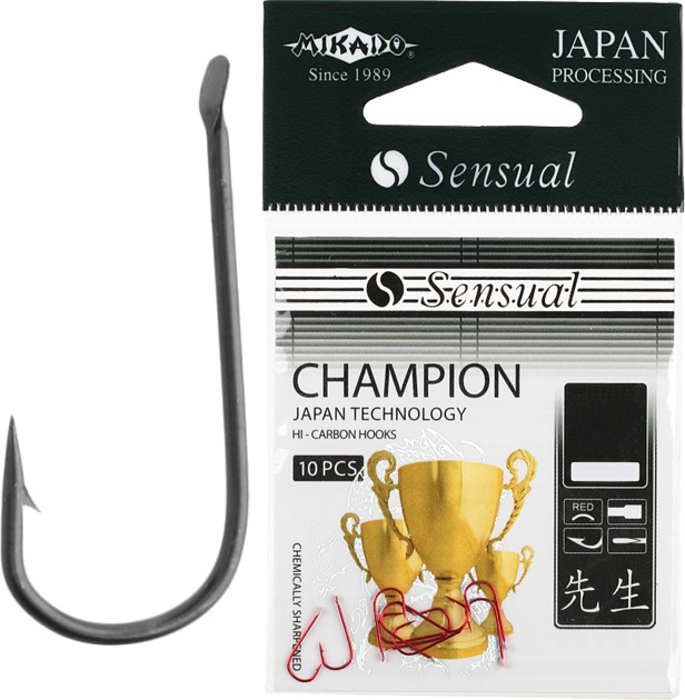 фото Рыболовные крючки mikado sensual champion №10, 10 шт.