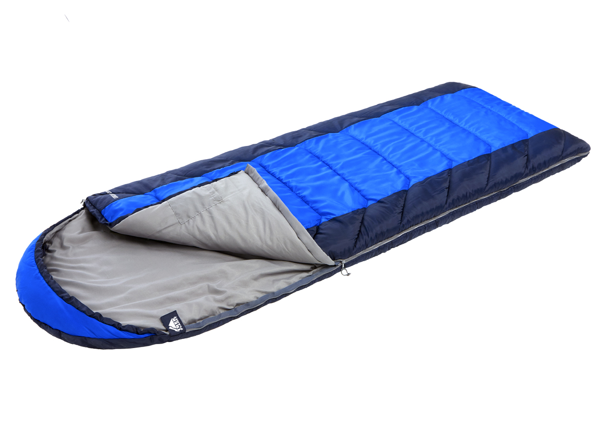 фото Спальный мешок trek planet lugano comfort синий, левый