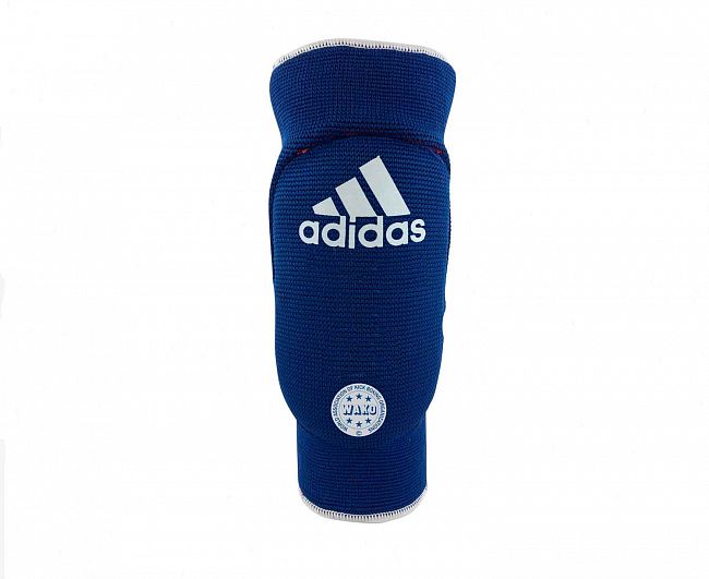 

Защита локтя двухсторонняя Adidas WAKO Elasticated Elbow Guard Reversible сине-красная XS