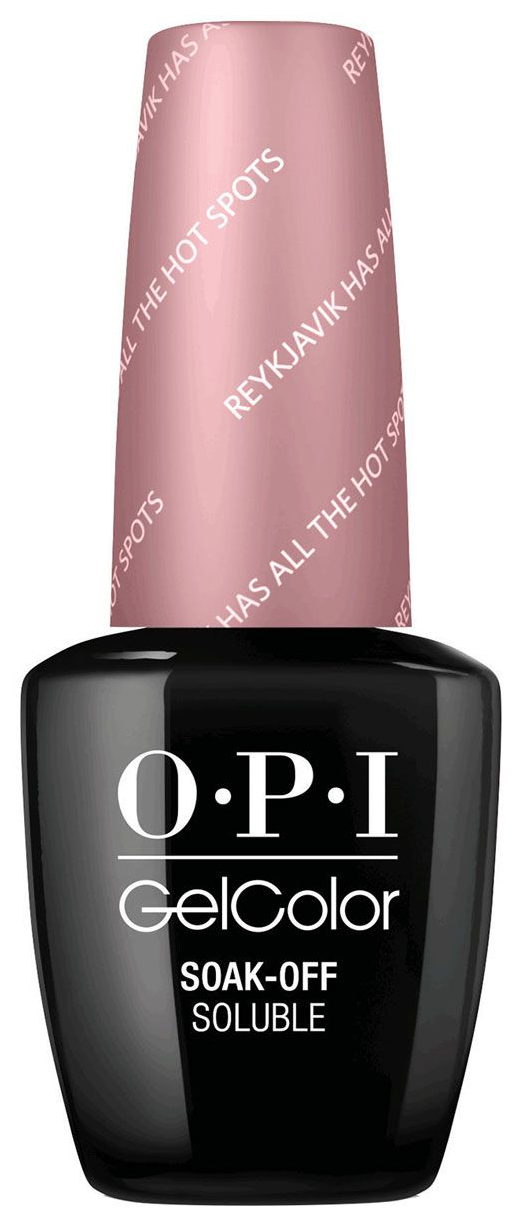 фото Лак для ногтей opi iceland gelcolor reykjavik has all the hot spots 15 мл