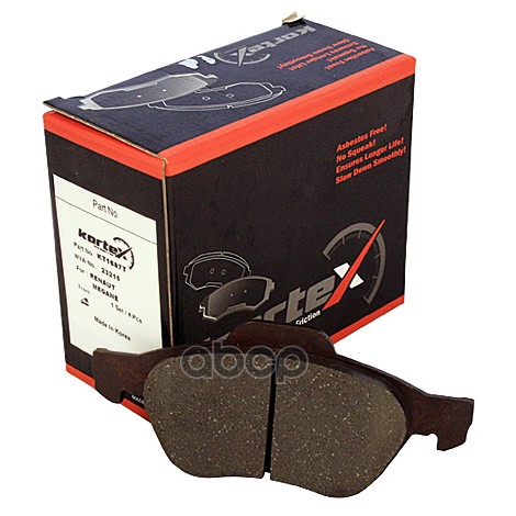

Тормозные колодки KORTEX KT1687T