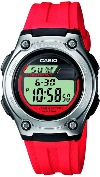 фото Наручные часы электронные мужские casio collection w-211-4a