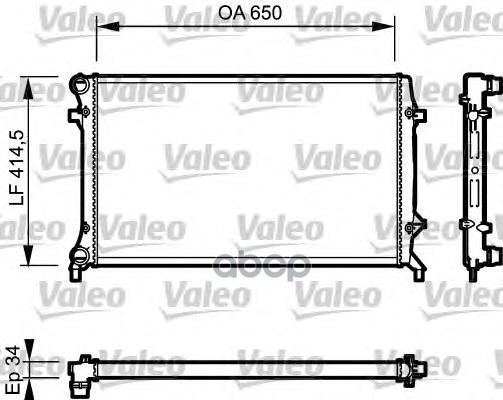 

Радиатор охлаждения Valeo 735120