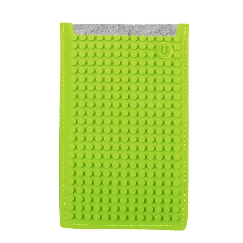 фото Чехол pixel felt phone pocket wy-b008 green/grey upixel