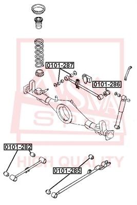 фото Сайлентблок рычага подвески asva 0101-285
