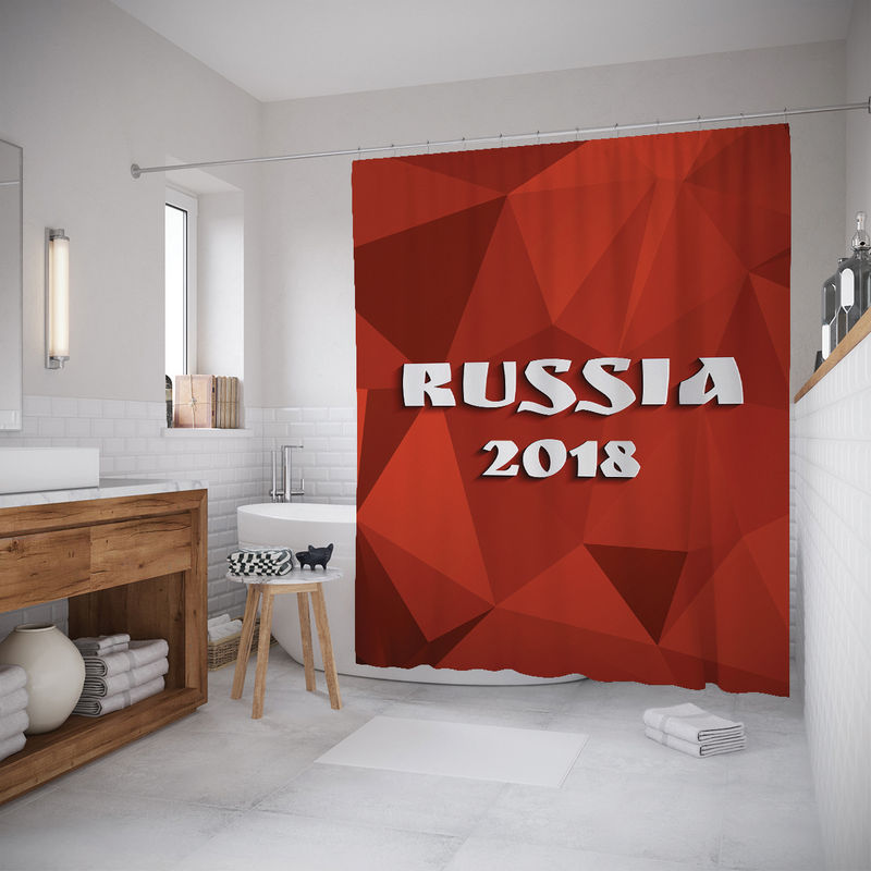 

Штора для ванной JoyArty «Россия 2018» 180x200 см