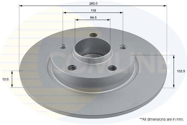 фото Тормозной диск comline adc1137