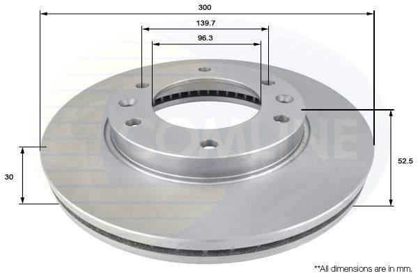 

Тормозной диск COMLINE ADC2414V