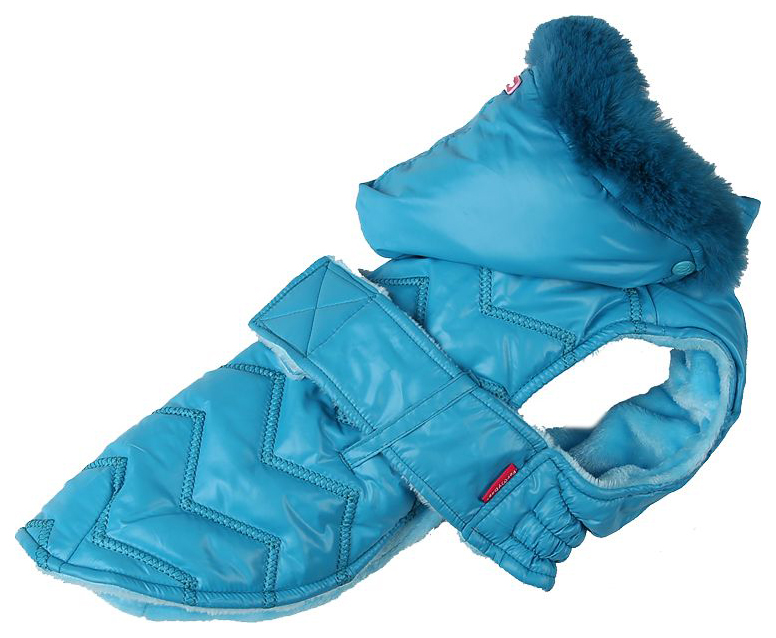 

Попона для собак FOR MY DOGS, унисекс, голубая, FW632-2018 12, FW632-2018