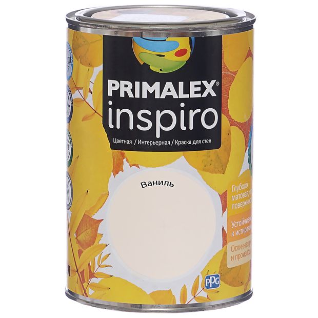 Краска Primalex Inspiro, ваниль, 1 л